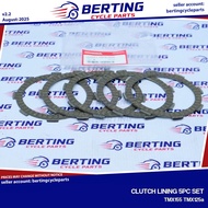 CLUTCH LINING 5PC SET TMX155 TMX125a 22201-GF6-000