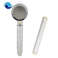 Turbo Shower Head with 16cm Filter and Filter Box Water Saving High Pressure Shower Head Rainfall Shower Bathroom