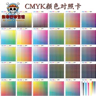 Digital Print CMYK Color Swatch Fabric Reduce Color Deviation Printing Aid Color Matching Card