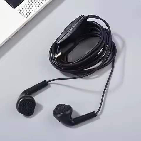 For Samsung A55 A54 A53 5G USB Type C Earphone Wired In Ear & Mic Headsets For Galaxy A8S A9S A80 A9