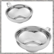 Canning Funnel, 2 Pack Stainless Steel Canning Supplies Kitchen Funnel Jar Funnel Canning Funnel