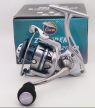 REEL ORCA ZILVEREN 1000 2000 3000 4000 5000 ULTRALIGHT POWER HANDLE GEAR RATIO 6:2.1