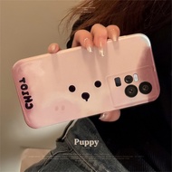 【VIVO】Simple fashion nerdy ins big eyes puppy phone case IQ00-12 cute girls x100 hard phone case