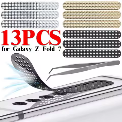 Fold7 Phone Speaker Dustproof Metal Stickers for Samsung Galaxy Z Fold 7 2025 Speaker Anti-Scratch P