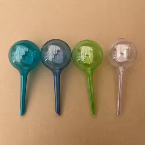 Horticultural Irrigation Automatic Transparent Ball Waterer Plant Water Ball Self Watering Needle