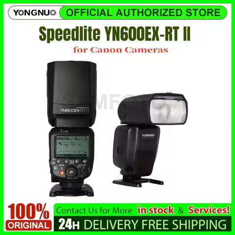 YONGNUO Flash YN600EX-RT II 2.4G Wireless HSS 1/8000s Master TTL Speedlite for Canon flash Camera sp