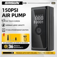 Portable air pump 6000MAH.150PSI.Motorcycles, Balls.cars, bicycles.Can charge mobile phones.Flashlig