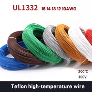 ((FX) UL1332 Teflon High Temperature Wire 16AWG 14AWG 13AWG 12AWG PTFE Cable Fluoroplastic Insulatio