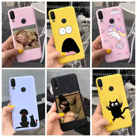 Cute Candy Painted Cover For Huawei Nova 3i Case Huawei P Smart Plus 2018 Soft Slim Phone Cases For 