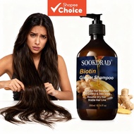 Biotin Ginger Shampoo, Reduce Hair Breakage,300ml,Daily Use,Fresh Feel  Syampu Halia Biotin, Kurangk