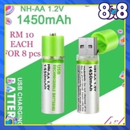 AA USB Rechargeable Battery dropship