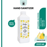 Cleanse360 English Pear Scent Hand Sanitizer 75% Ethanol Alcohol [Liquid/Spray Refill - 1000ml / 1L / 1 Liter]