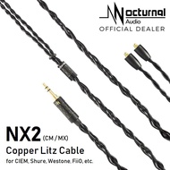 NocturnaL Audio NX2 Litz Copper Upgrade Cable for CIEM, Shure, Westone, FiiO