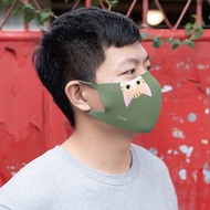 抹茶綠Miaow─3D立體透氣抗菌口罩