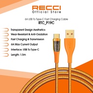 RECCI RTC-P19CC/RTC-P19C Fast Charging Data Cable (1.5m) RTC-P19