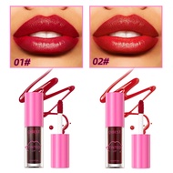 QIBEST Makeup Lacquer Lipstick Water Moisturizing Not Easy to Fade Dye Lip Dye Long-Lasting Natural 