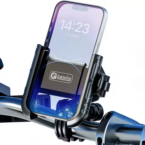 Motorcycle Phone Holder 1s Lock Bike Phone Mount Handlebar Clamp Bicycle Scooter Phone Clip Gifts fo
