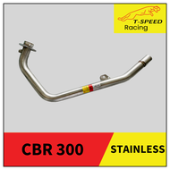 คอท่อ Honda CBR300 สแตนเลส 🔩 Stainless steel แท้ เกรด 304  หนา: 1.2 มิลลิเมตร  ขนาด STD ราคา 1200 บา