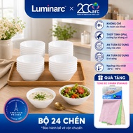 Set of 24 Luminarc Diwali Harena Tempered Glass Cups 11cm - LUHAN5418