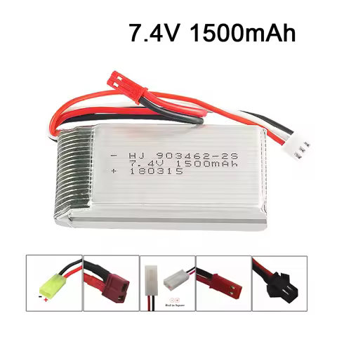 7.4V 1500mAh Lipo battery For WLtoys 144001 V913 Q212G V912 V262 L959 L979 RC Toys Car battery 2S 7.