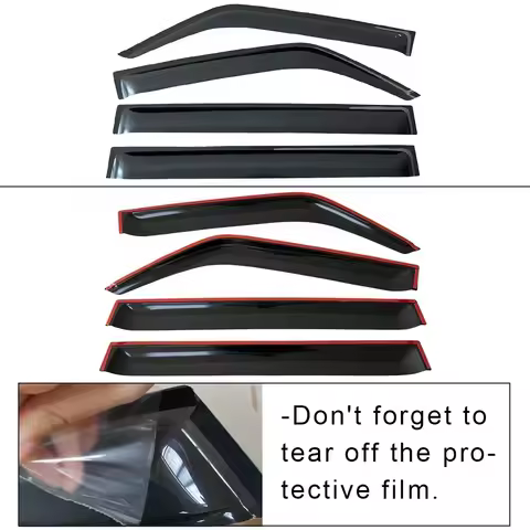 For Mitsubishi Pajero Montero V73 V75 V93 V97 V60 V80 1999-2006 2007-2021 Car Window Visor Wind Defl