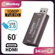 Actual Video Capture HDMI USB Card Support for PS4 Game Camera Recording Full HD 1080P Live Streamin