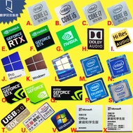 2025 Suitable for Notebook Decorative Stickers 10th Generation core 10th Generation i9 i7 i5 i3 Comp