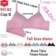 CODE H33C SOREX 99183 Thin Foam Bra Without Wire Hooks 3 Cups B sz 36 42