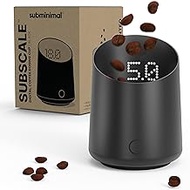 Subminimal Subscale| Digital Coffee Dosing Cup, Invisible LED Display, Touch Activated, Accurate Cof