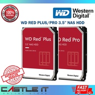 Western Digital WD Red Plus Pro 3.5" NAS HDD SATA3 1TB 2TB 4TB 6TB 8TB 10TB 12TB 14TB