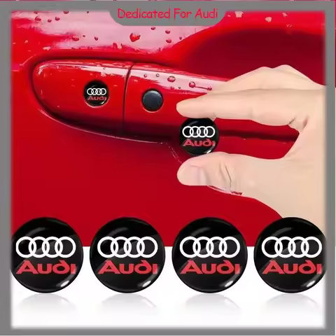 Car Door Lock Keyhole Protective Cap Key Socket Cover Trim Sticker For Audi A3 8P 8V A4 B8 B6 B7 B9 