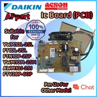YWM10L IC BOARD Genuine PART DAIKIN ACSON IC BOARD AWM10J FT10L FTN10P FTV28P GR50044145394B 10J