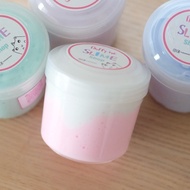 Strawberry Milk : Fluffy Me Duo Slime A Cute Two-Tone Slime!