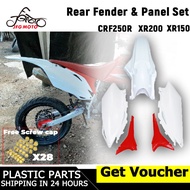 Rear Fender Kits For HONDA crf250r xr200 crf Body Kit Plastics side cover set motorcycle