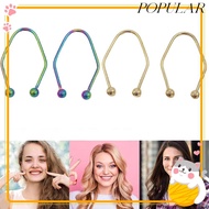 POPULAR Dimple Trainer, Facial Beauty Tools Stainless Steel Dimple Maker for Cheeks, Easy to Wear Fa