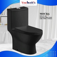 MWC7610BL Mocha Italy Toilet Bowl Mangkuk Tandas Duduk  马桶 Toilet Seat Water Closet Toilet Bowl Set Flushing Toilet