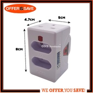 4 Way Multi Adaptor Plug With Neon Indicator CK-9886N