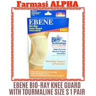 Ebene Bio-Ray Knee Guard With Tourmaline Size (S/M/L/Xl) 1 Pair