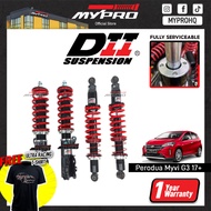 Perodua Myvi G3 17++ DII (Boleh Service) Adjustable suspension set (SD) Hi Low Body Shift Adjustable