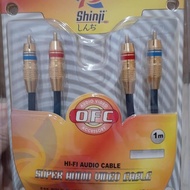 Promo RCA audio cable 2RCA-2RCA (1m) COD