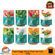 Happi Doggy Dental Chew Zest Care 150g (18 Pieces) - Petite 2.5''