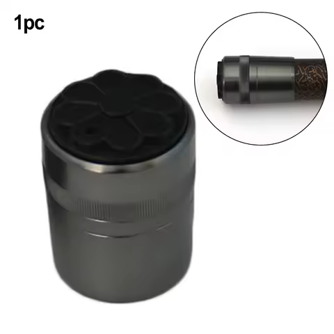 Fishing Rod End Cap Aluminum Alloy Fishing Rod Plug Fishing Rod Tail Plug Black White 24mm 24.5mm25m