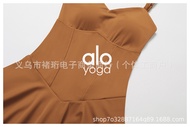 {ALO} ® Alo Strap Dress Womens Pocket Base Anti-Lights A- Line Short Skirt Running Sports Tennis Ski