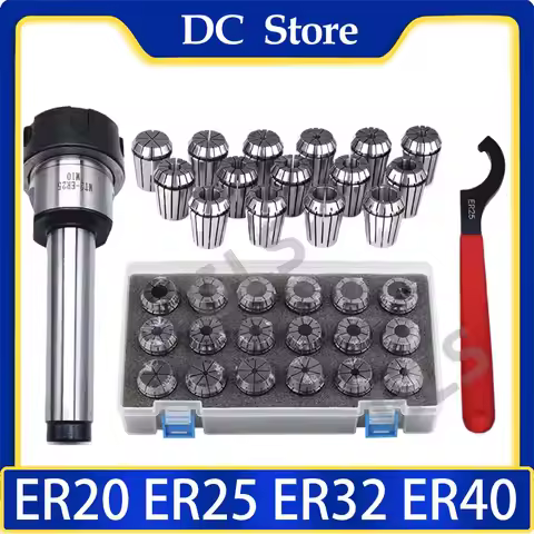 Tool Holder Set ER20 ER25 ER32 ER40 Spring Collet Chuck Holder MTA2 MTA3 MTA4 MTB Morse Taper Holder