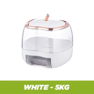 [SK]  L160 (5kg/10kg) Apple Rice Grain Bucket Kitchen Storage/ Bekas Beras (5kg/10kg) 苹果米粮桶 厨房收纳