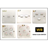 MIND FLUSH SWITCH [NEW] - 1G1W / 1G2W / 2G1W / 3G1W / 4G1W / 5G1W / 1G INTERMEDIATE
