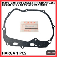 11393-028-020 Gasket R/H Crankcase Cover Honda Ct90 Ct 90 Atc90 Atc 90 Atc110 Atc 110