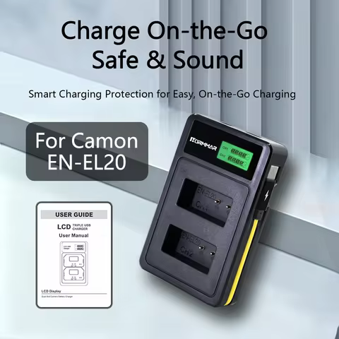 EN-EL20 EN-EL20a Rechargeable Battery Charger for Nikon 1 AW1 J1 J2 J3 S1 V3 Coolpix A P950 P1000