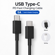 5A 45W Type C to  Type C Fast Charging PD Cable Compatible for Samsung Galaxy S25 Ultra S24 S23 S22 