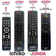 ICHIKO LED UNIVERSAL REMOTE ICHIK0 JUNDA 1701 SMART TV REMOTE / 1702 / 1703 / MT-111 CHINESE TV LED 